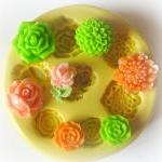 Silicone Flexible Flower Mo..